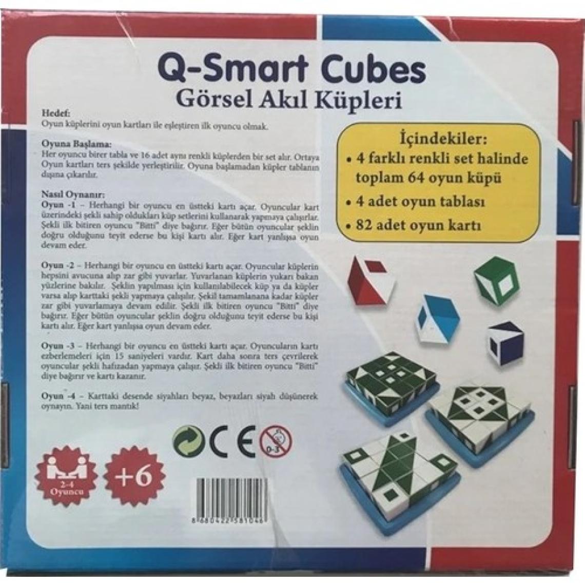 Elif Q-Bitz Görsel Beceri Küpleri Akıl ve Zeka Oyunu Smart Cubes