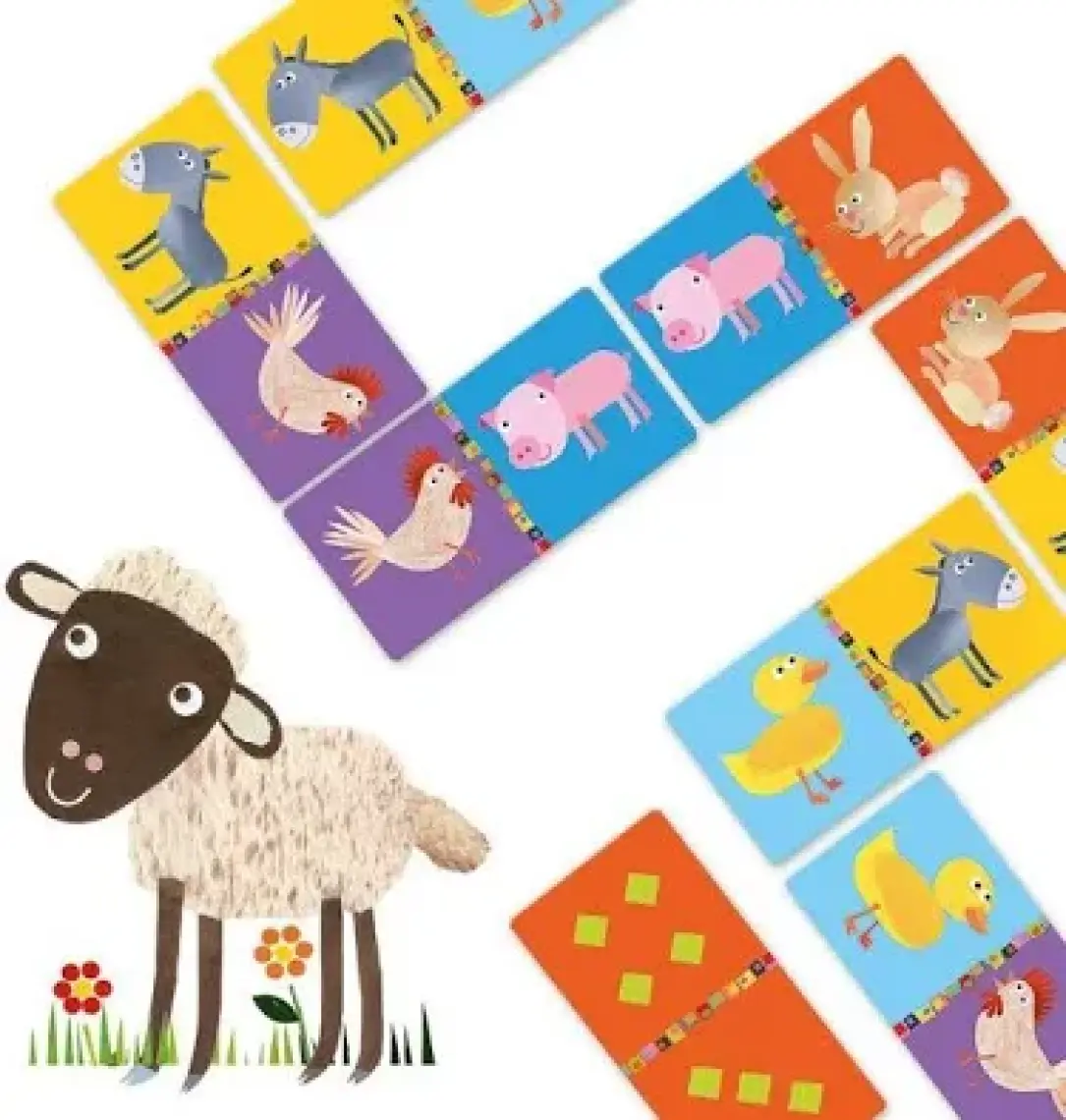 Djeco Domino Oyunları - Domino Farm