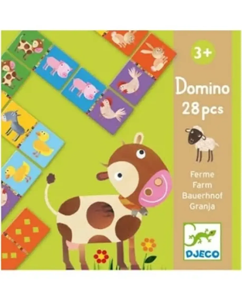 Djeco Domino Oyunları - Domino Farm
