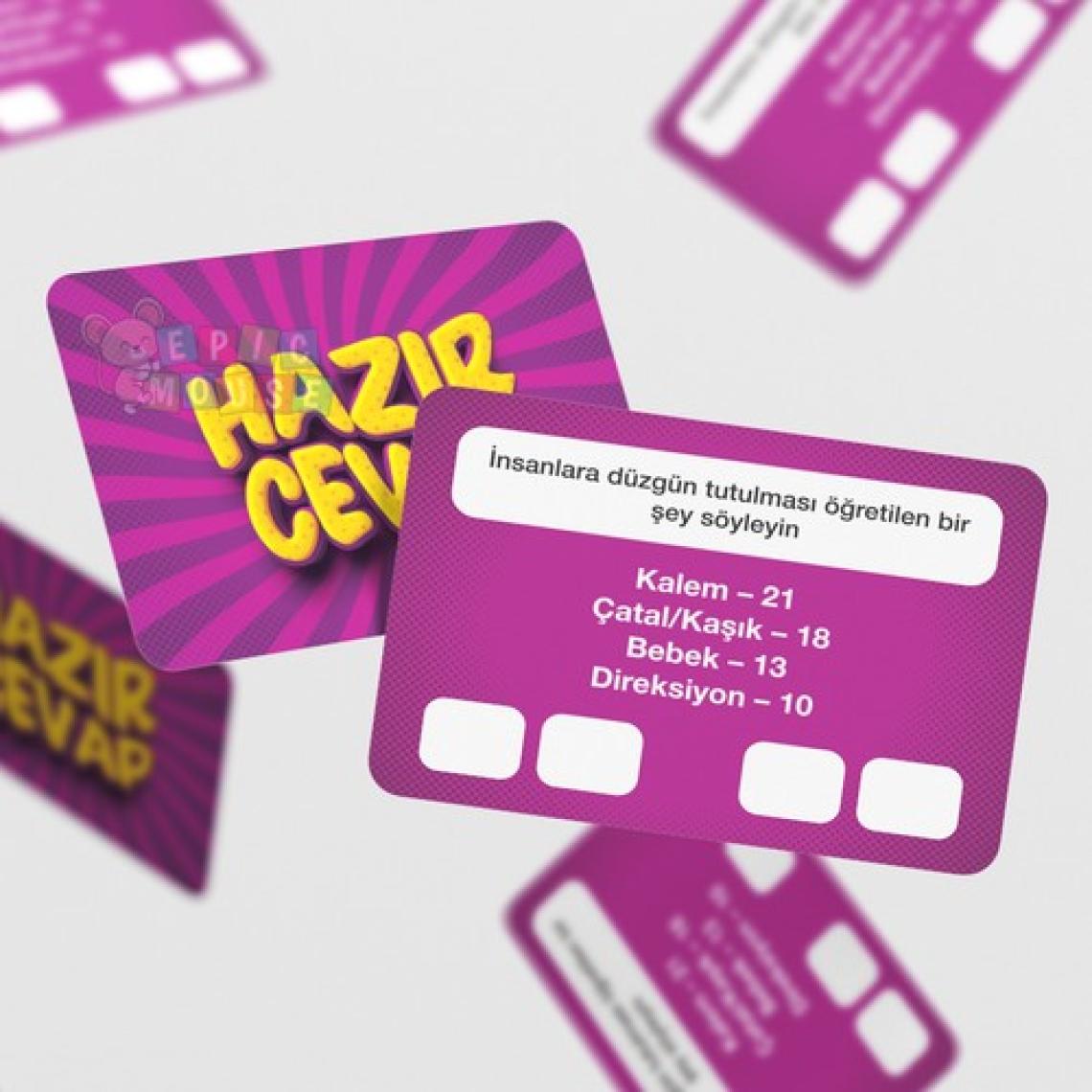 Hazır Cevap Eğlenceli Kutu Oyunu