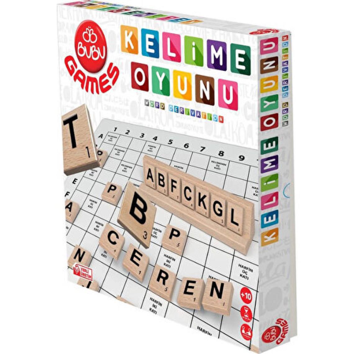 Bu-Bu Games Ahşap Kelime Oyunu