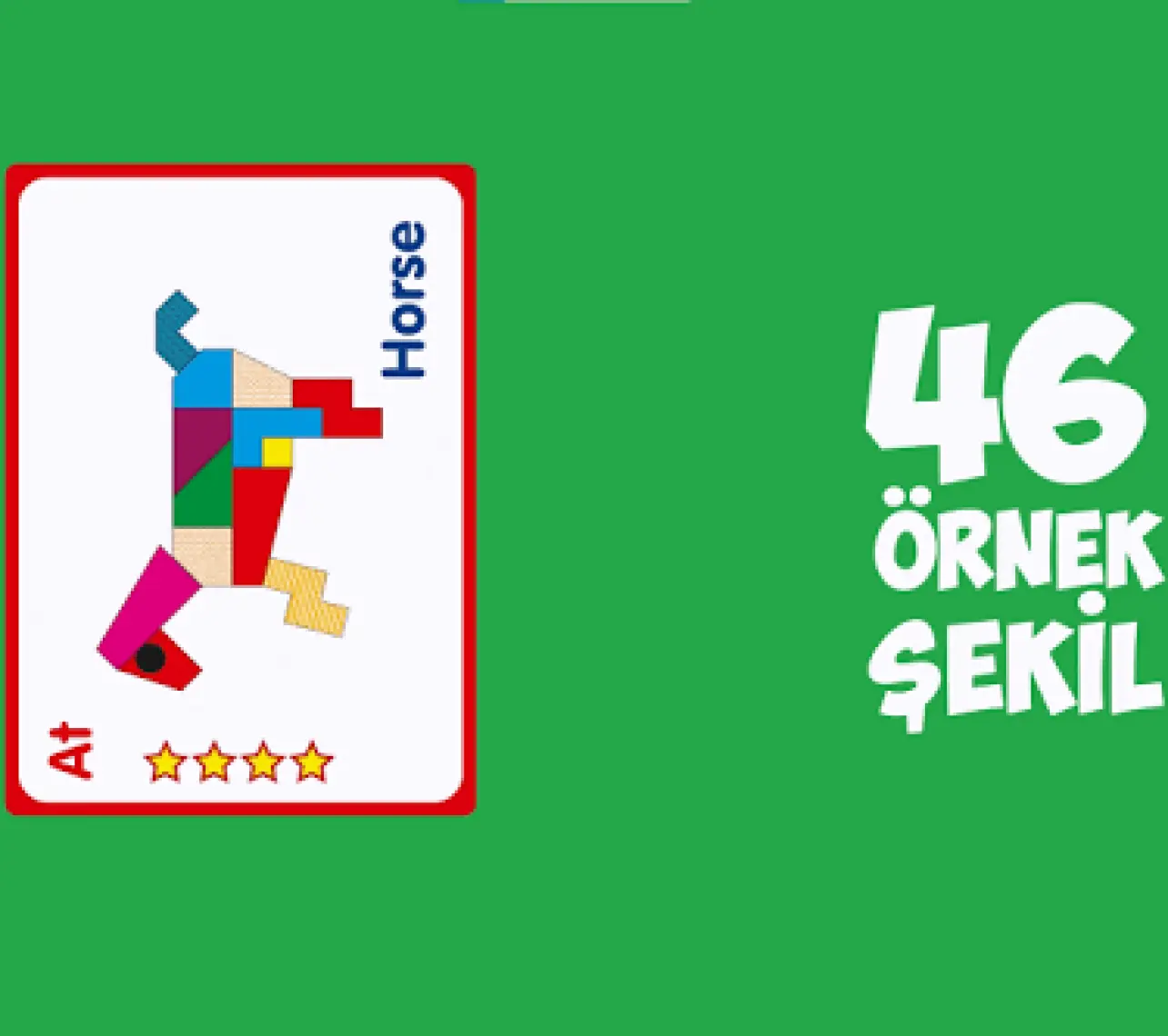 Rossie Renkli Ahşap Bloklar Zeka Oyunu