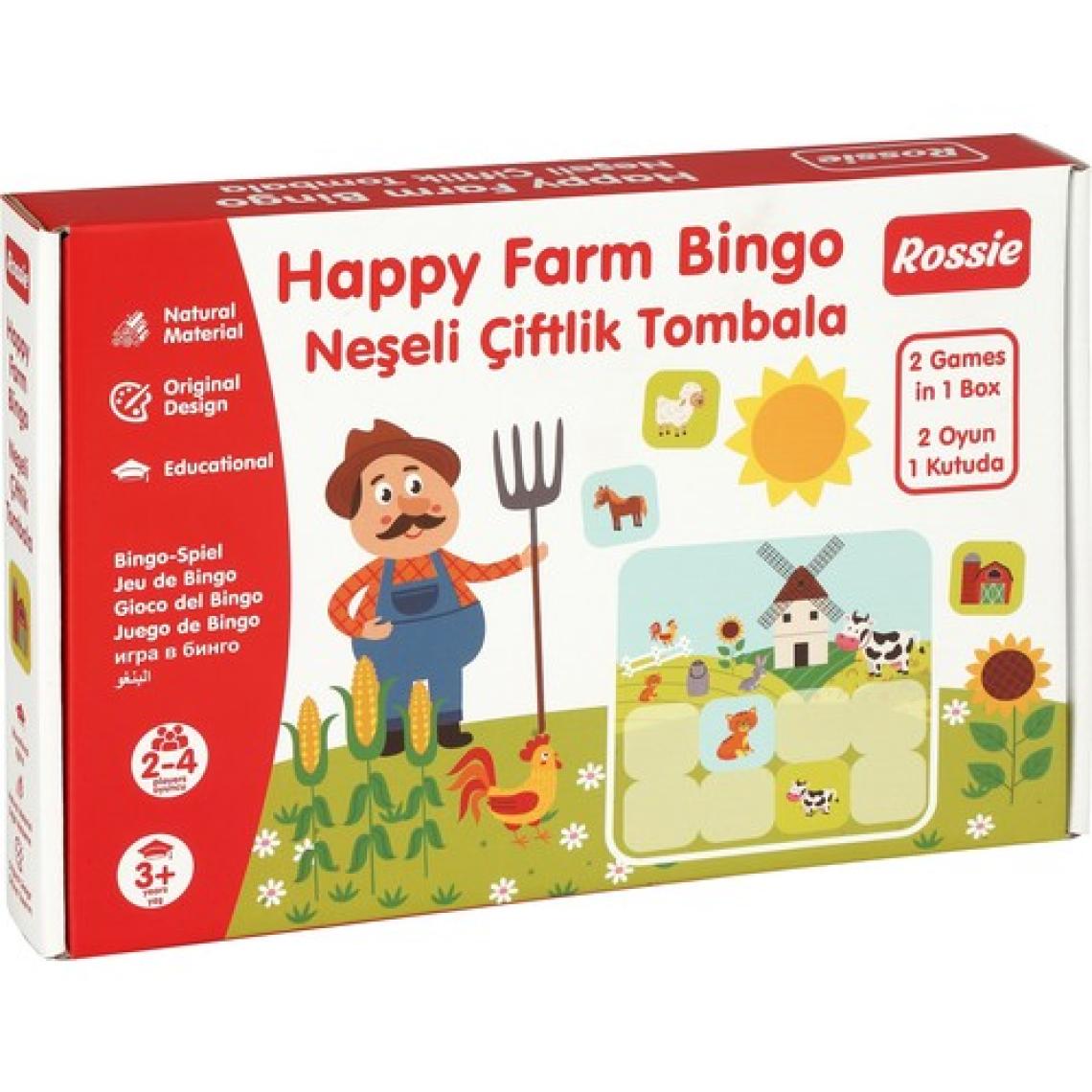 Rossie Neşeli Çiftlik Tombala (2 Oyun 1 Arada)