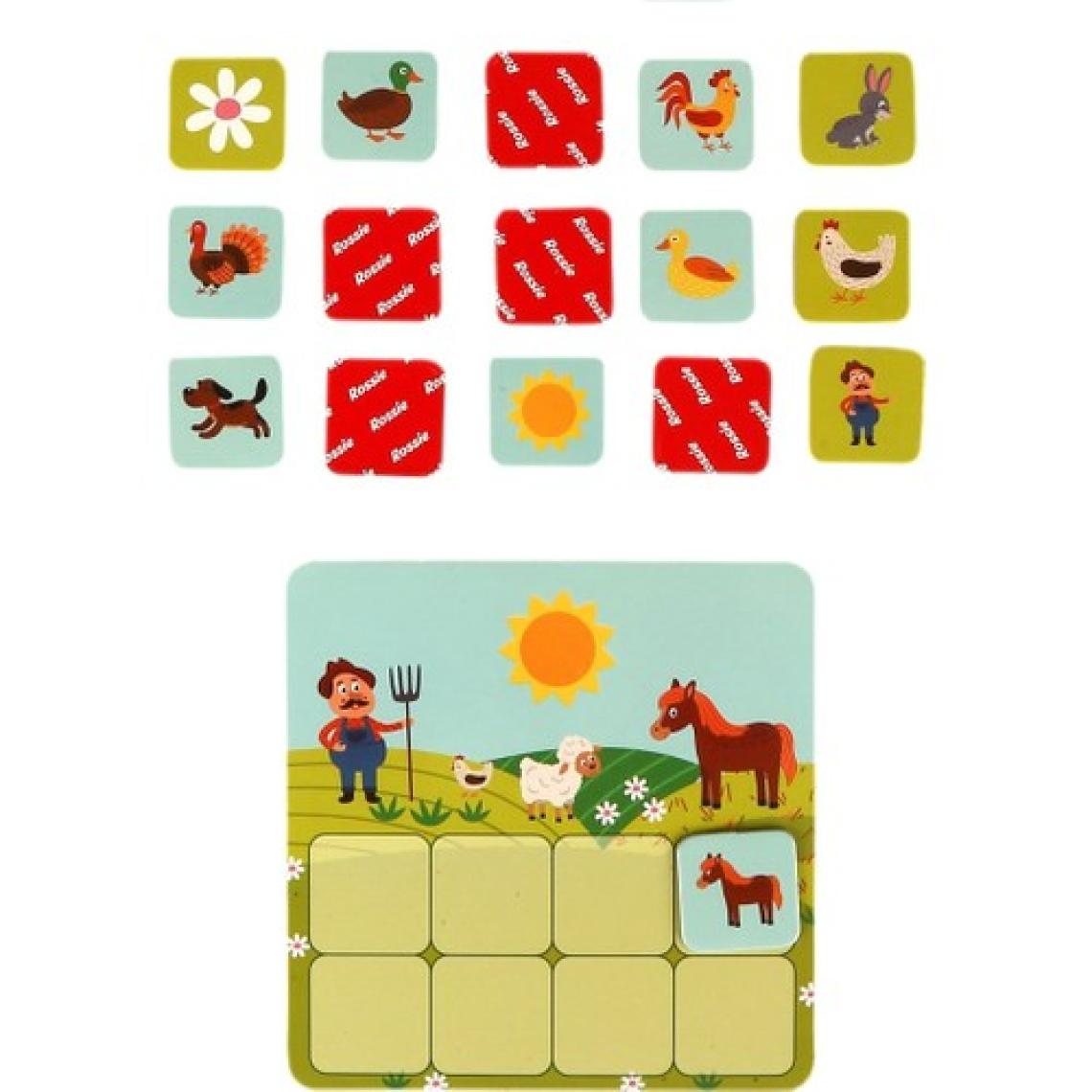 Rossie Neşeli Çiftlik Tombala (2 Oyun 1 Arada)