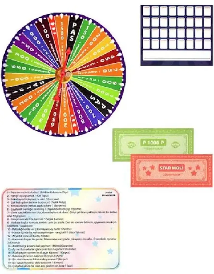 Moli Toys Moli Word Wheel(Çarkı Felek)