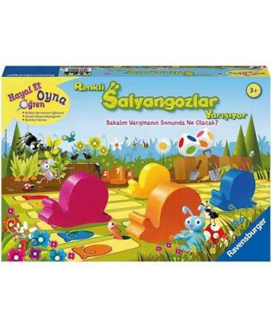 Ravensburger Renkli Salyangozlar Yarışıyor
