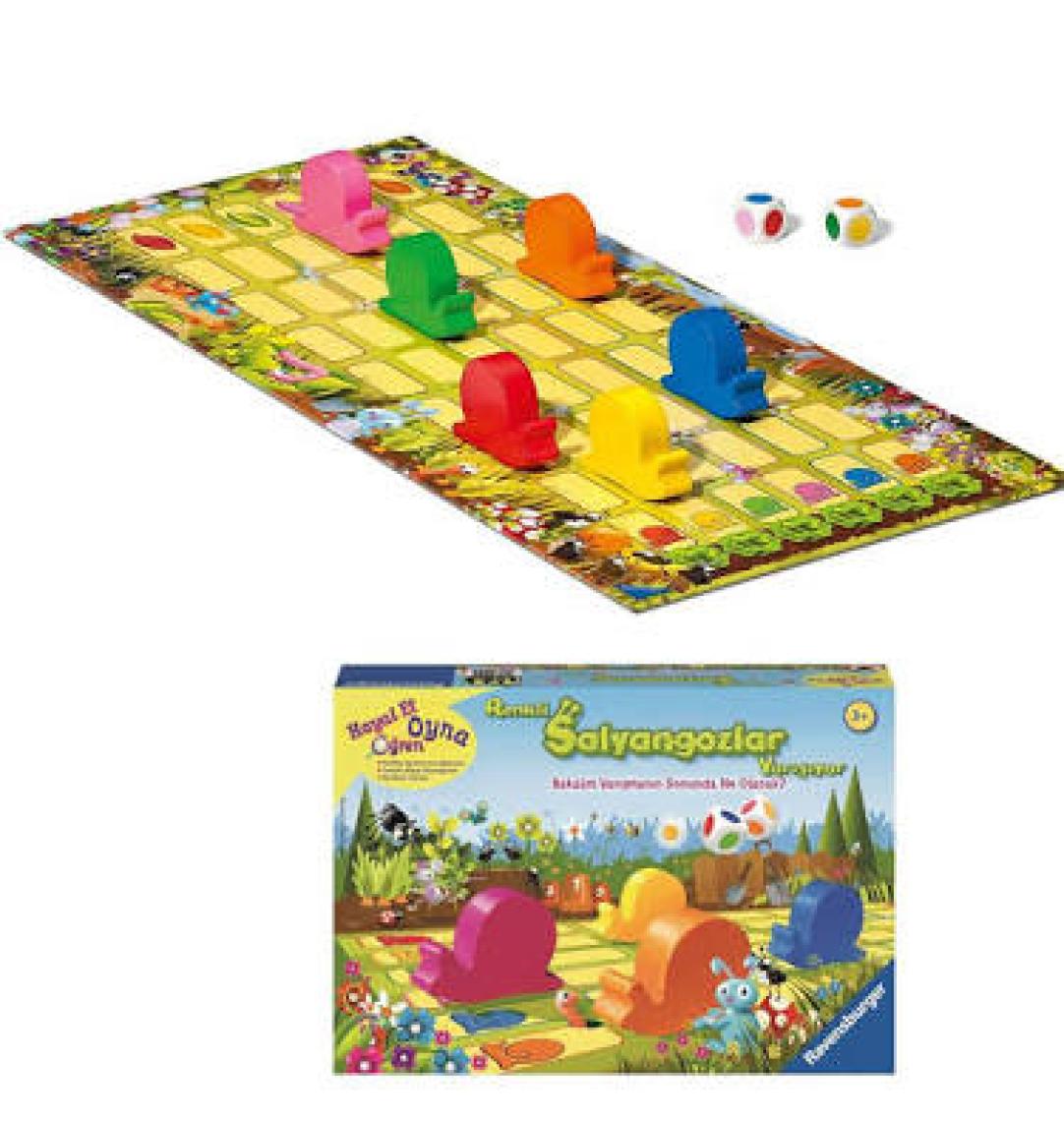 Ravensburger Renkli Salyangozlar Yarışıyor