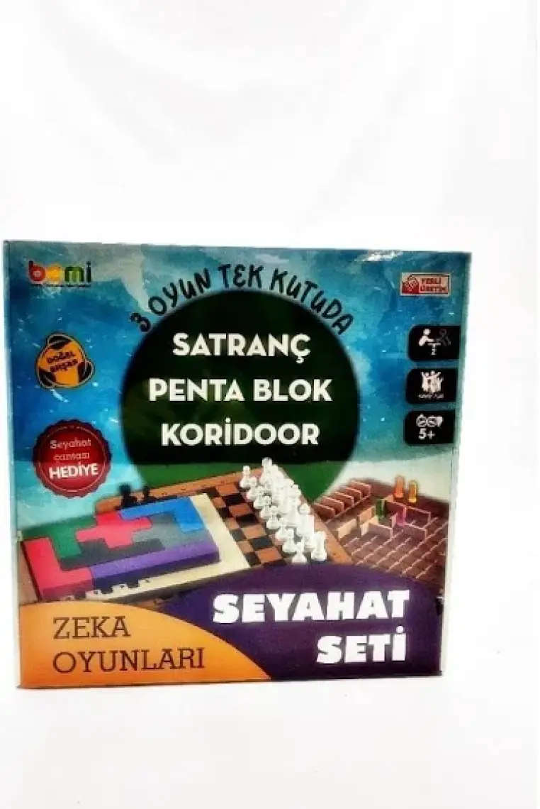 Bemi Travel Set 4 Oyun Tek Kutuda