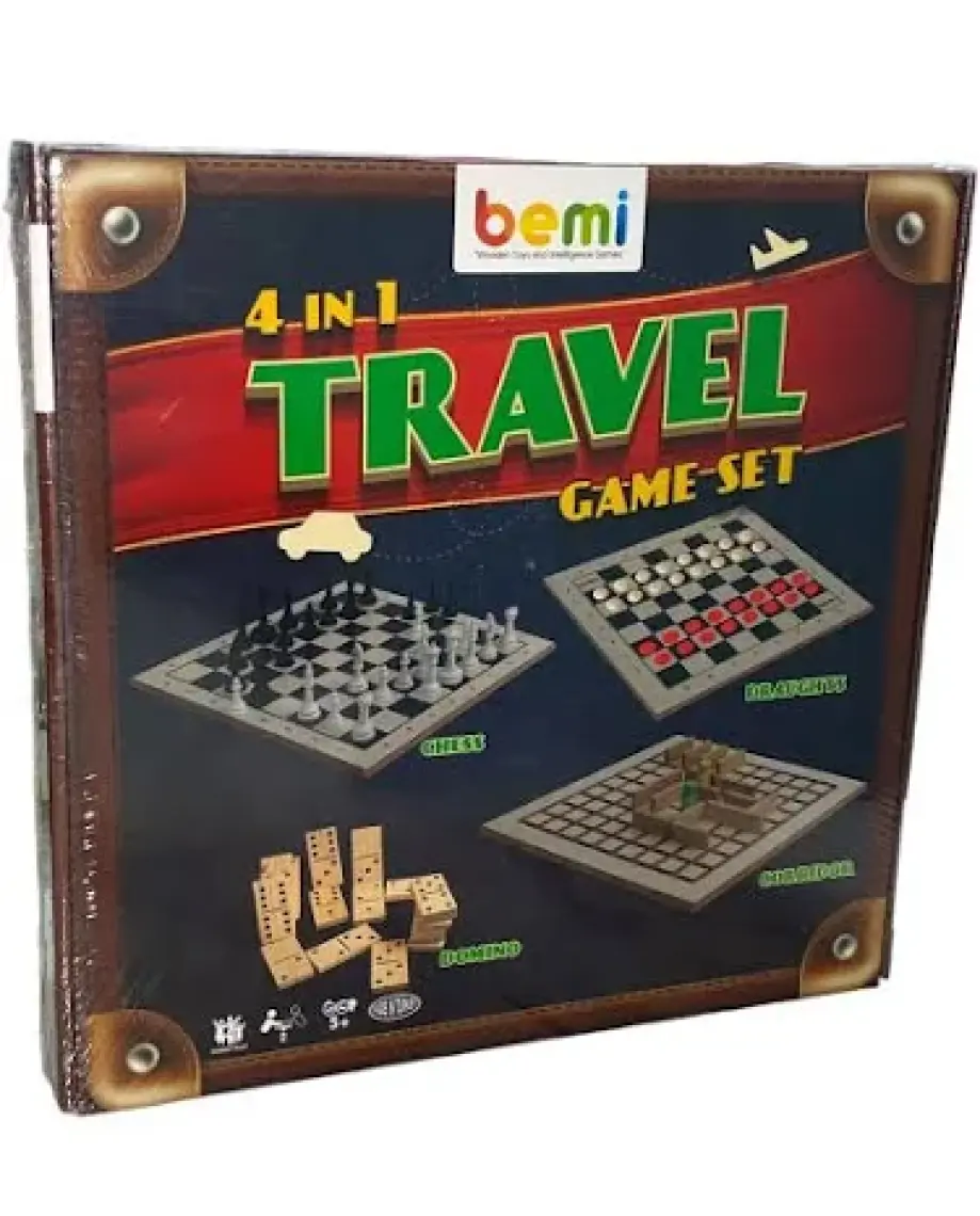 Bemi Travel Set 4 Oyun Tek Kutuda