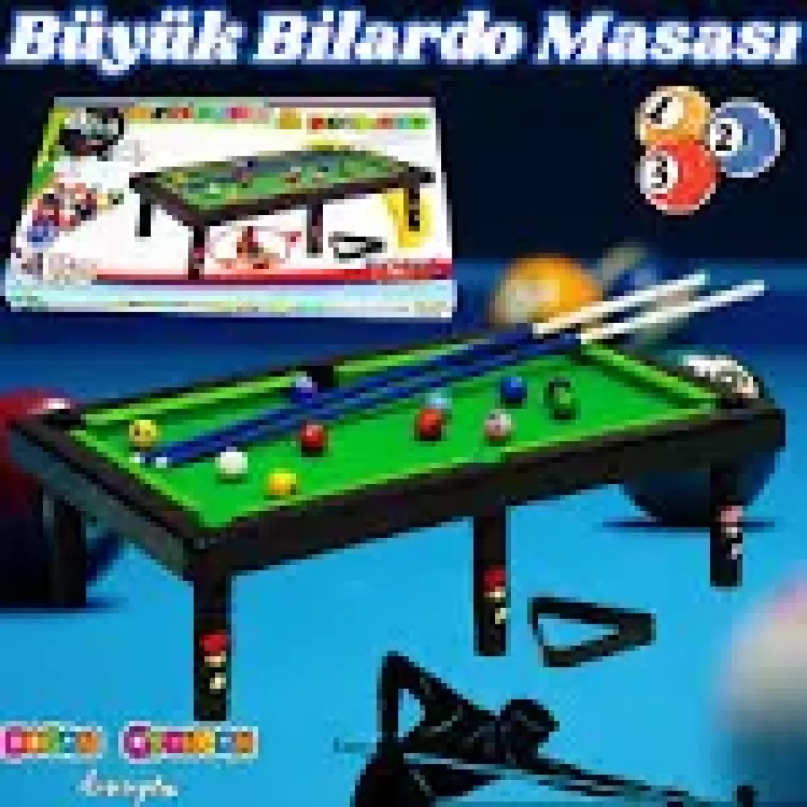 Snooker & Pool Set Bilardo Oyuncağı Ayaklı