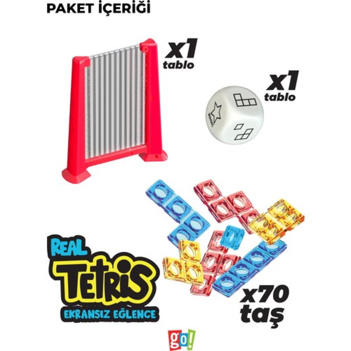Go Toys Real Tetris Ekransız Aktivite Oyuncağı Eğitici Oyuncak Kutu Oyunu
