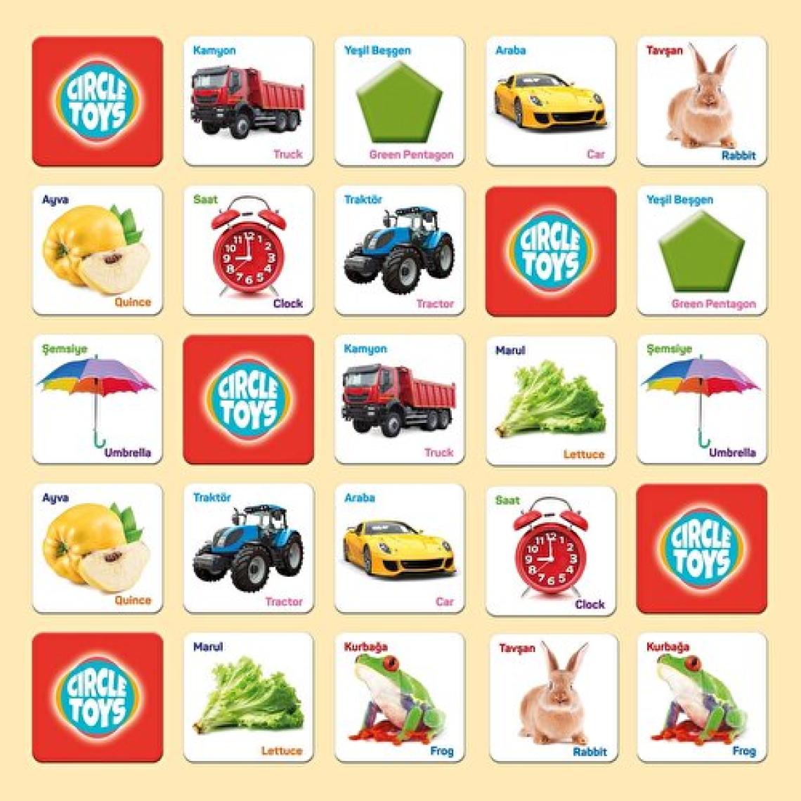 Circle Toys Match Up Eşleştirme Kartları