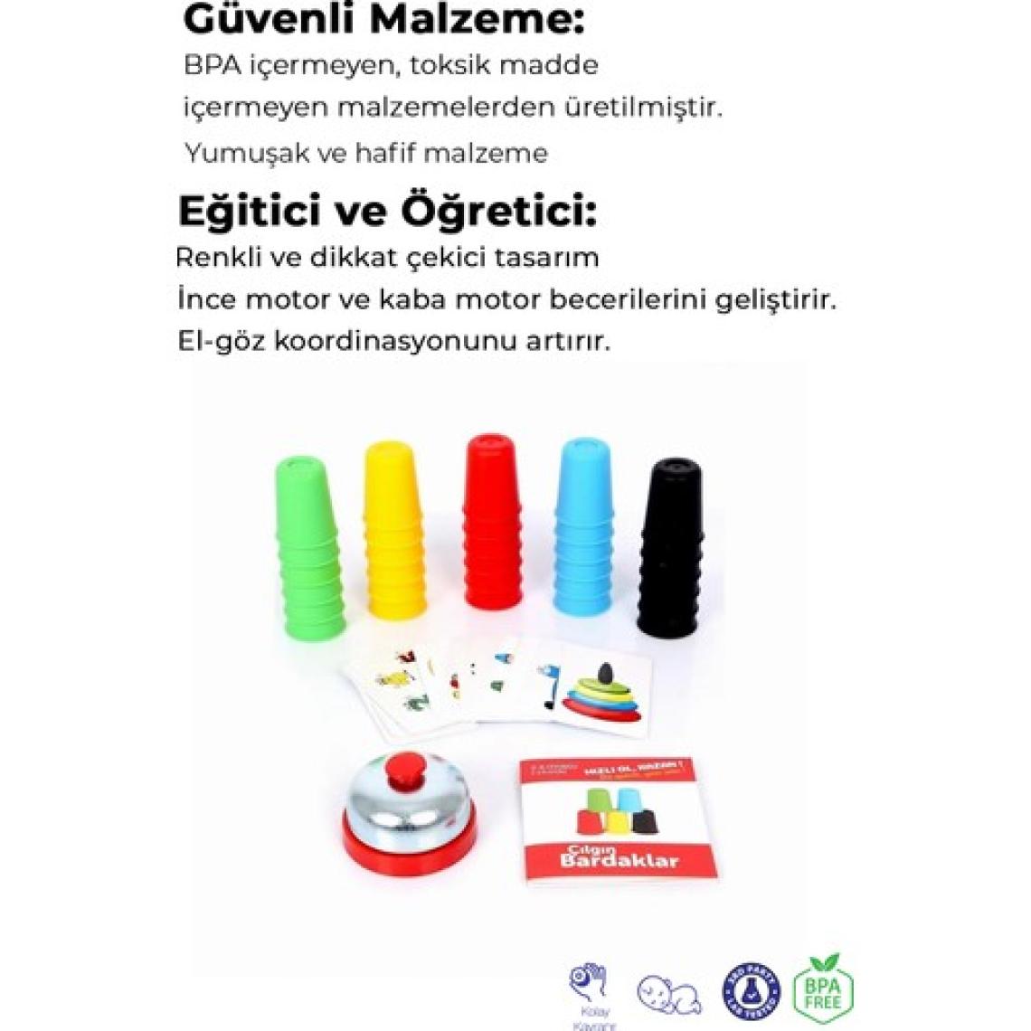Kiki Çılgın Bardaklar Zeka Oyunu