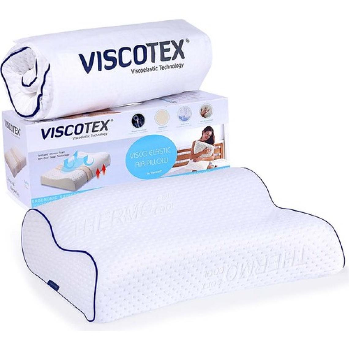 Viscotex Yüksek Boyun Destekli Yastık / High Orthopedic Pillow 55x40x13/11