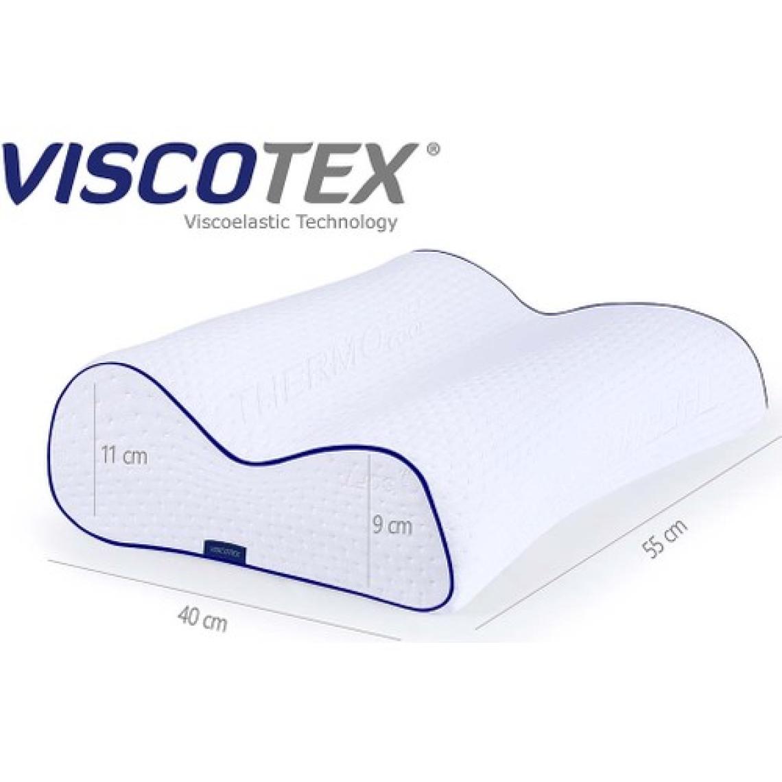 Viscotex Yüksek Boyun Destekli Yastık / High Orthopedic Pillow 55x40x13/11