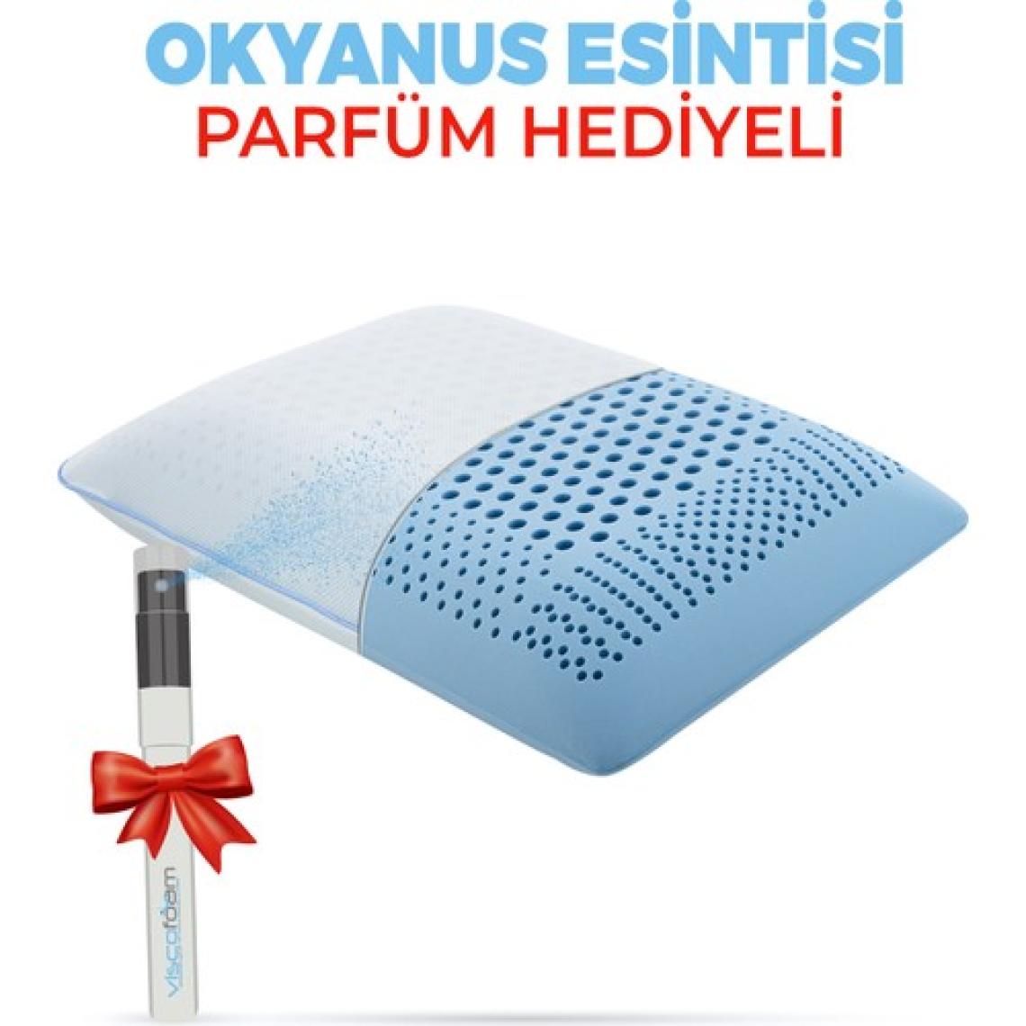 Visco Foam AROMA TERAPİ Hava Kanallı  Visco Yastık