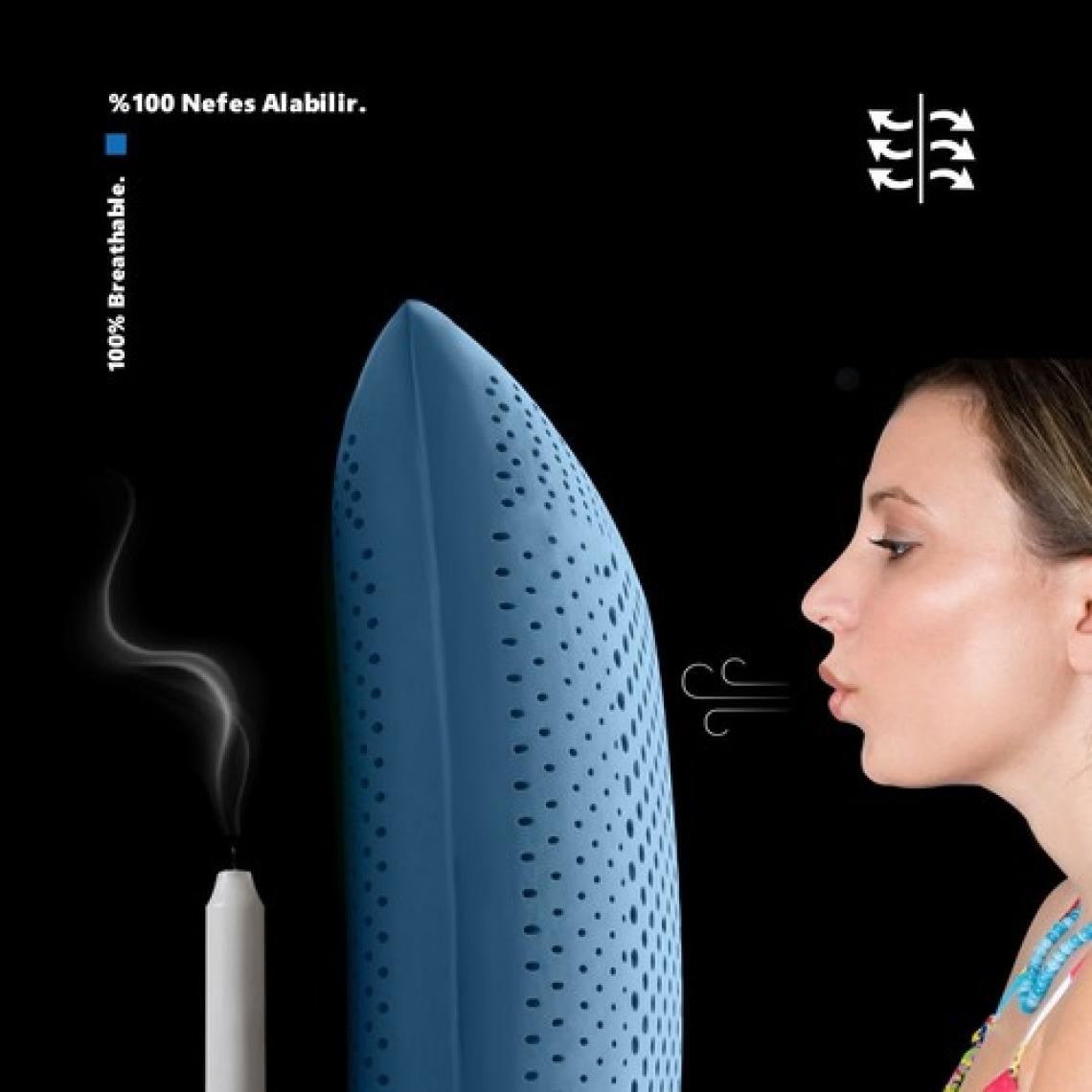 Visco Foam AROMA TERAPİ Hava Kanallı  Visco Yastık