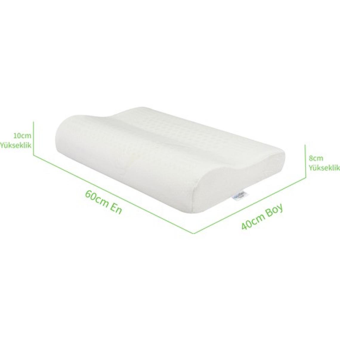 Visco Foam Aloe Vera Hava Kanallı Boyun Destekli Visco Yastık