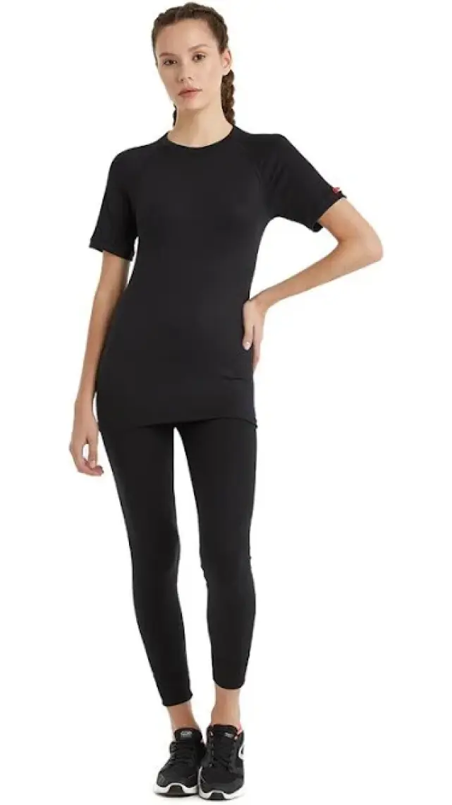 Blackspade Kısa Kol Unisex Termal Içlik  2. Seviye T-Shirt Fanila Siyah  9258