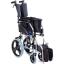 Comfort Plus KY863LAJ-A12 Alüminyum Transfer Özellikli Refakatçı Frenli Hafif Tekerlekli Sandalye Füme
