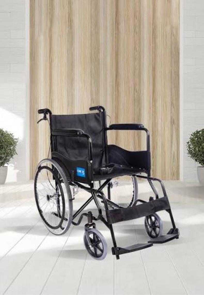 Comfort Plus KY809 Bordo Kumaş Standart Tekerlekli Sandalye