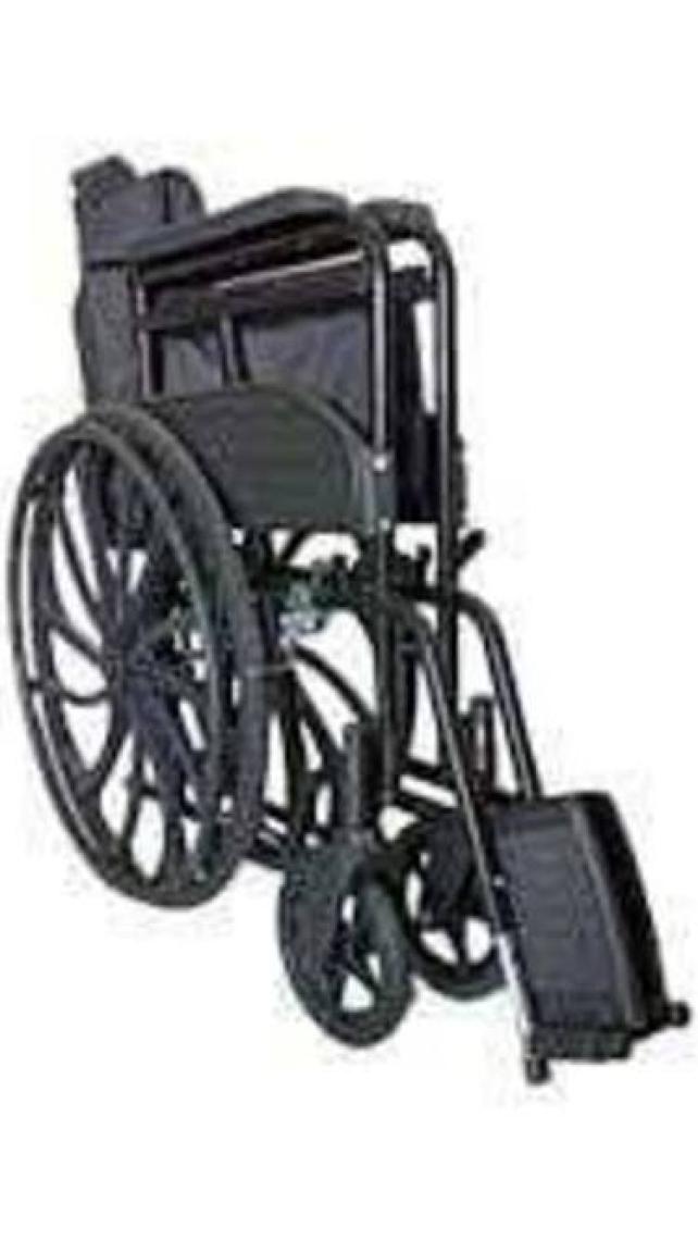 Comfort Plus KY809 Bordo Kumaş Standart Tekerlekli Sandalye