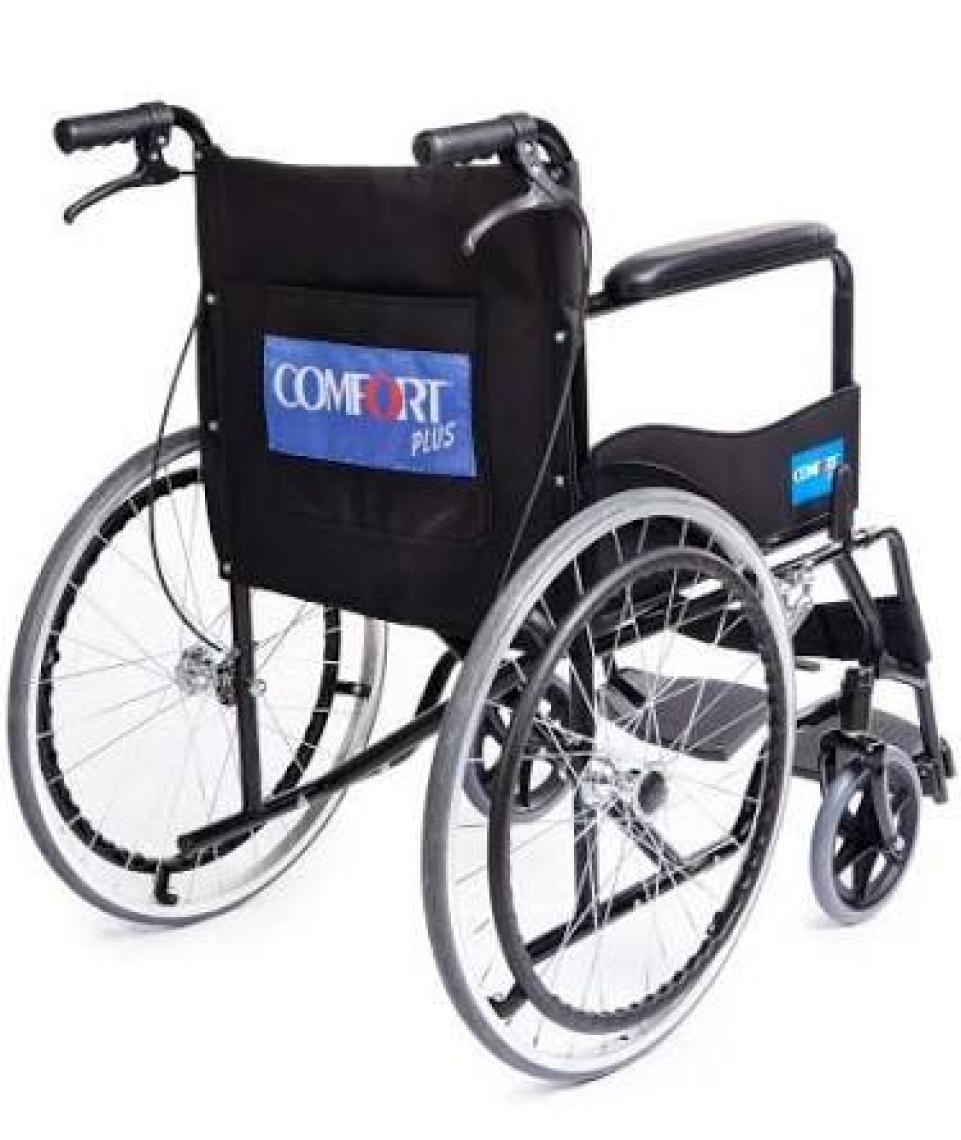 Comfort Plus KY809 Bordo Kumaş Standart Tekerlekli Sandalye