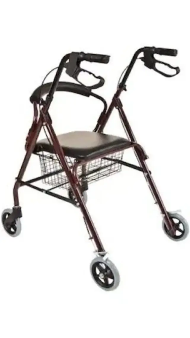 Case Rolatör 4 Tekerlekli Yürüteç 130 kg Taşıma Kapasiteli