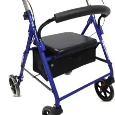 Case Rolatör 4 Tekerlekli Yürüteç 130 kg Taşıma Kapasiteli