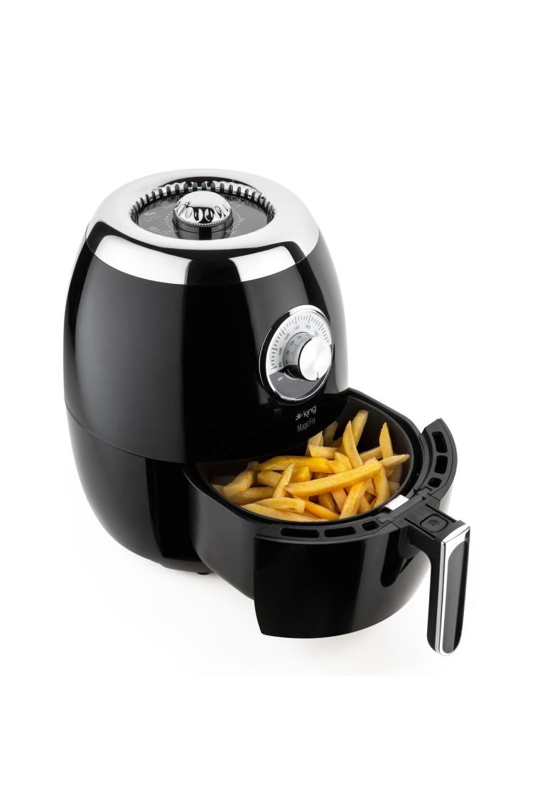 King KYF25 MagicFry 3.5 lt Yağsız Siyah Fritöz