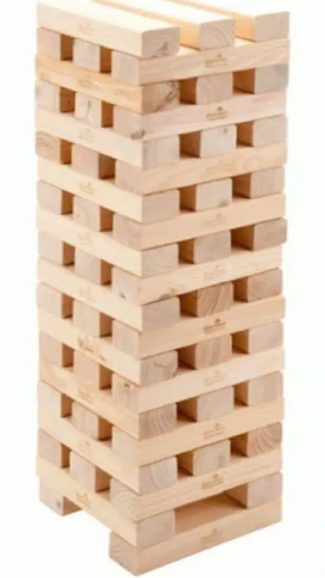 Limmy 54 Parça Denge Oyunu Ahşap Jenga