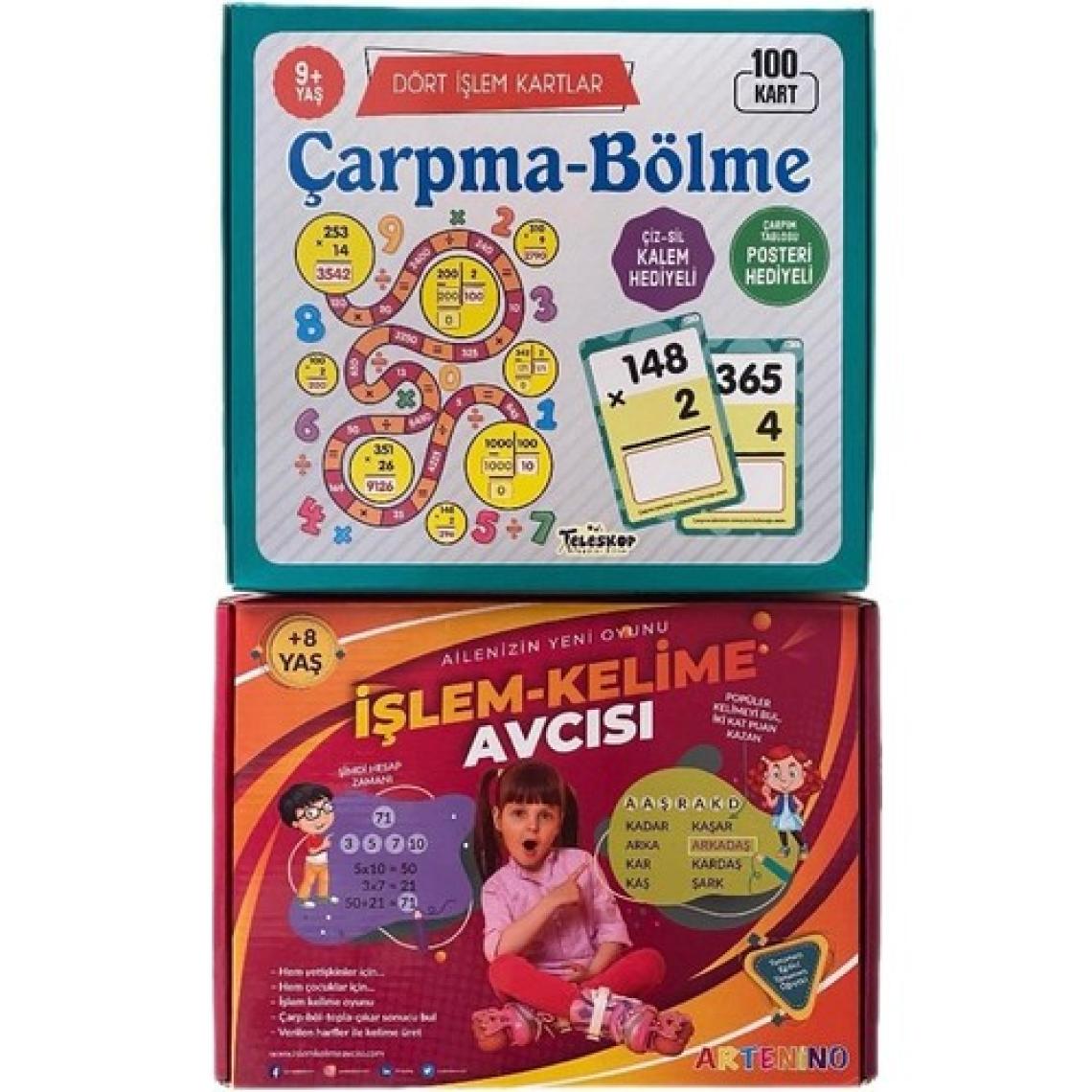 Artenino Işlem Kelime Avcısı+9yaş Çarpma Bölme