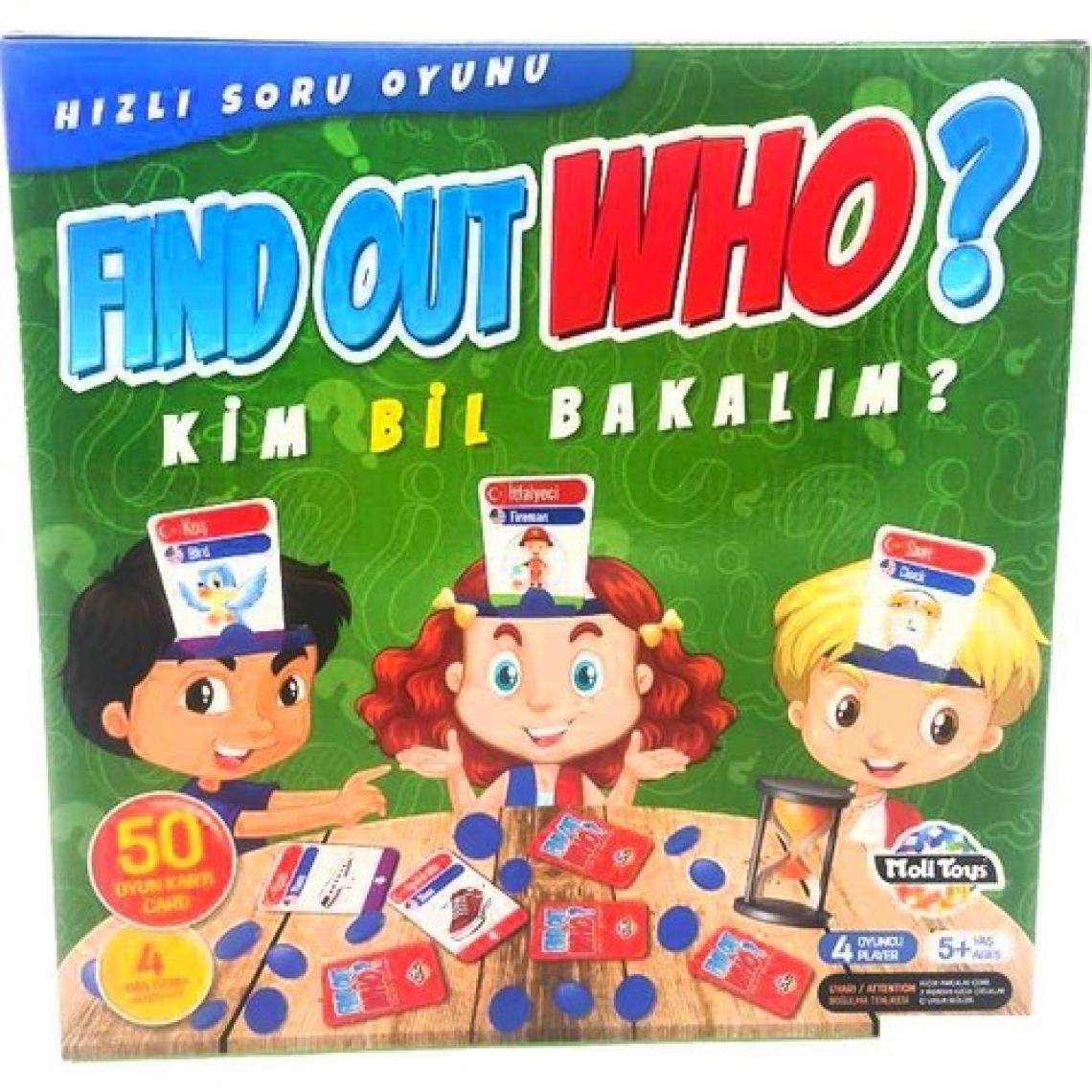 Molitoys Kim Bil Bakalım Bilgi ve Zeka Oyunu(Find Out Who)