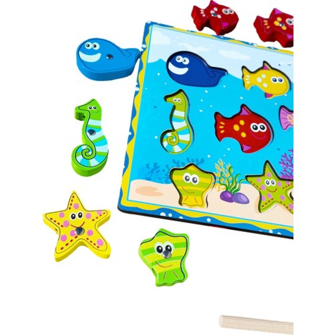 Hamaha HMH-284 Hamaha, Ahşap Geometrik Ipe Dizme Balık Oyunu