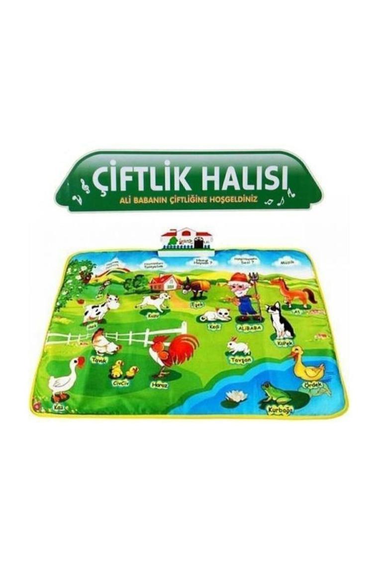 Türkçe Konuşan Eğitici Çiftlik Oyun Halısı 60 Cm D:2 Yy-571