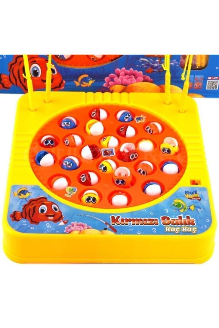 Müzikli Balık Tutma Oyuncagı Kırmızı Balık - EGC-123