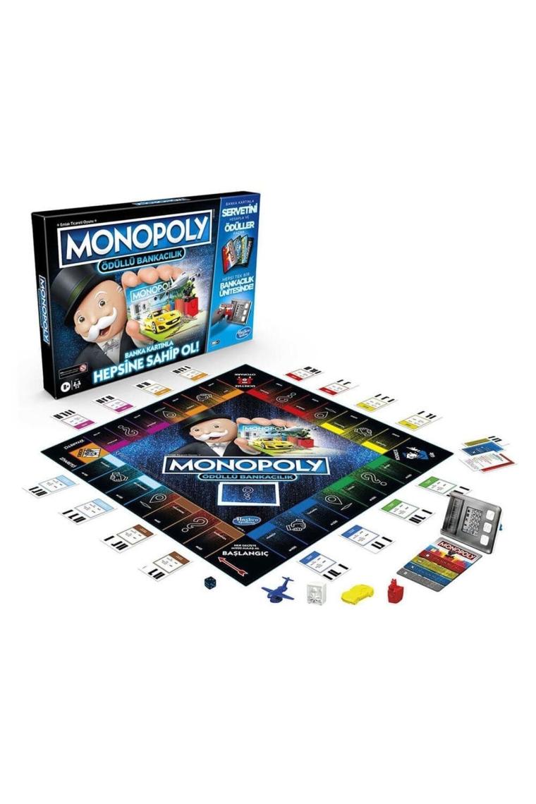 E8978 Monopoly Ödüllü Bankacılık/ Hasbro Gaming +8 Yaş