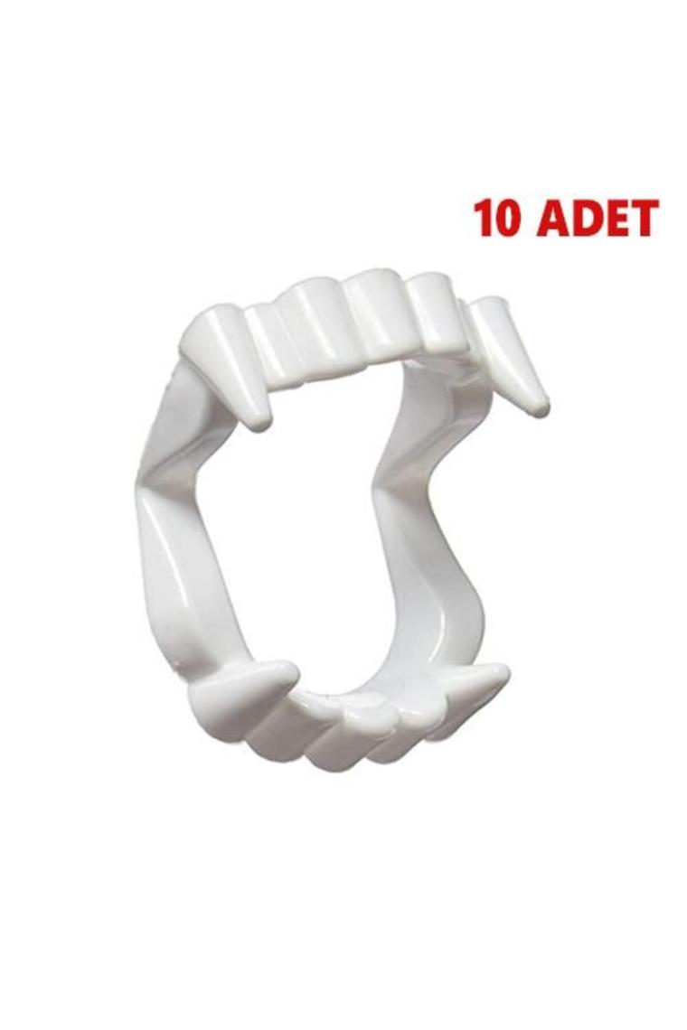 Plastik Vampir Diş (10 Adet)