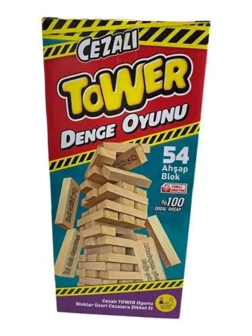 Tower Cezalı Denge Oyunu 54 Parça