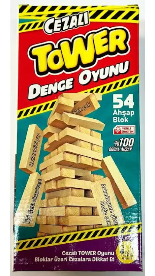 Tower Cezalı Denge Oyunu 54 Parça
