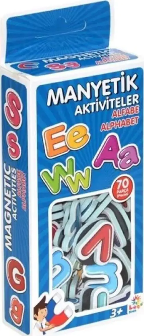 Magnet Alfabe Eğitim Seti 70 Parça