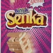 Hak İş Oyuncak Büyük Boy Senka 57 Parça Ahşap Denge Oyunu