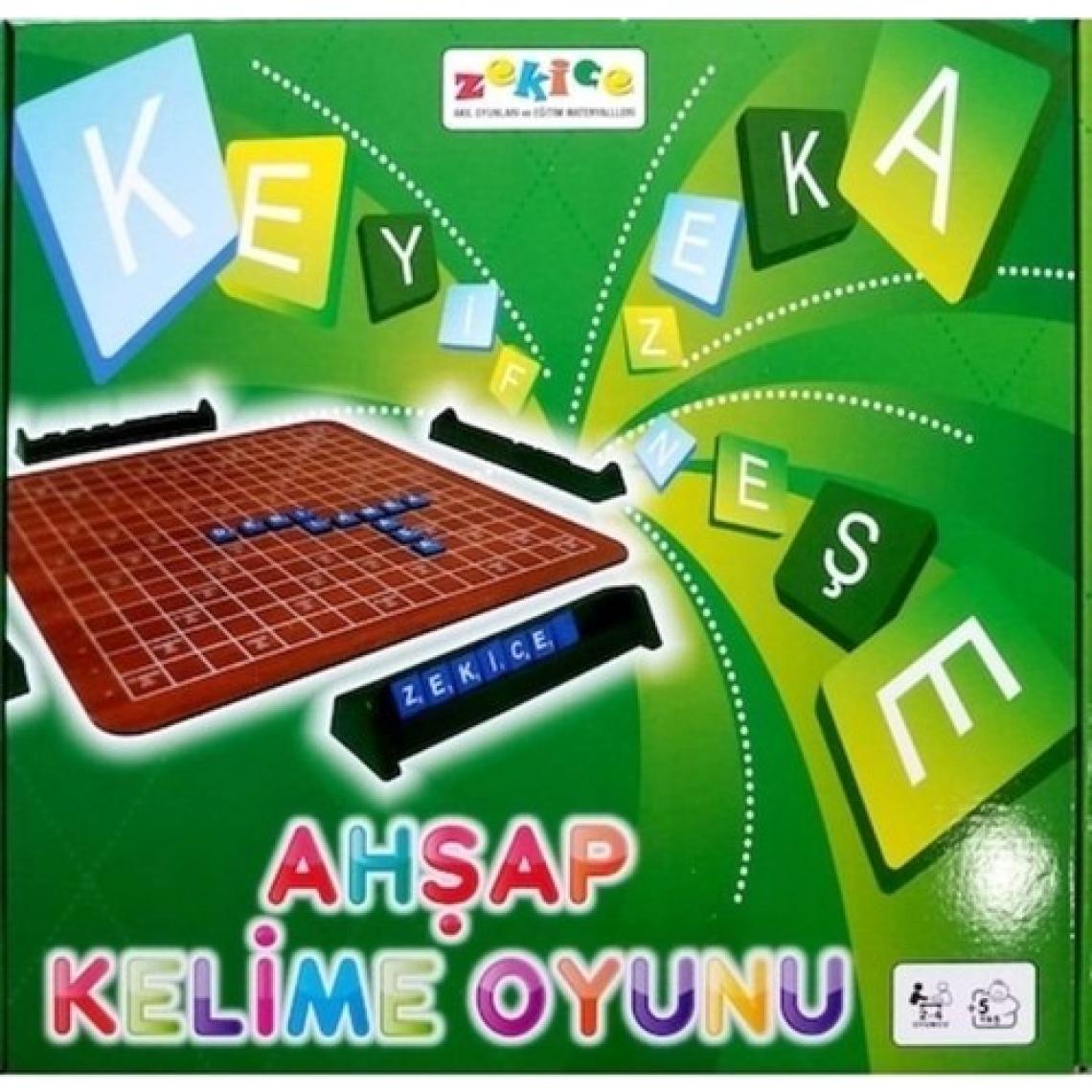 Zekice Ahşap Kelime Oyunu Scrable Kelime Türetme Oyunu