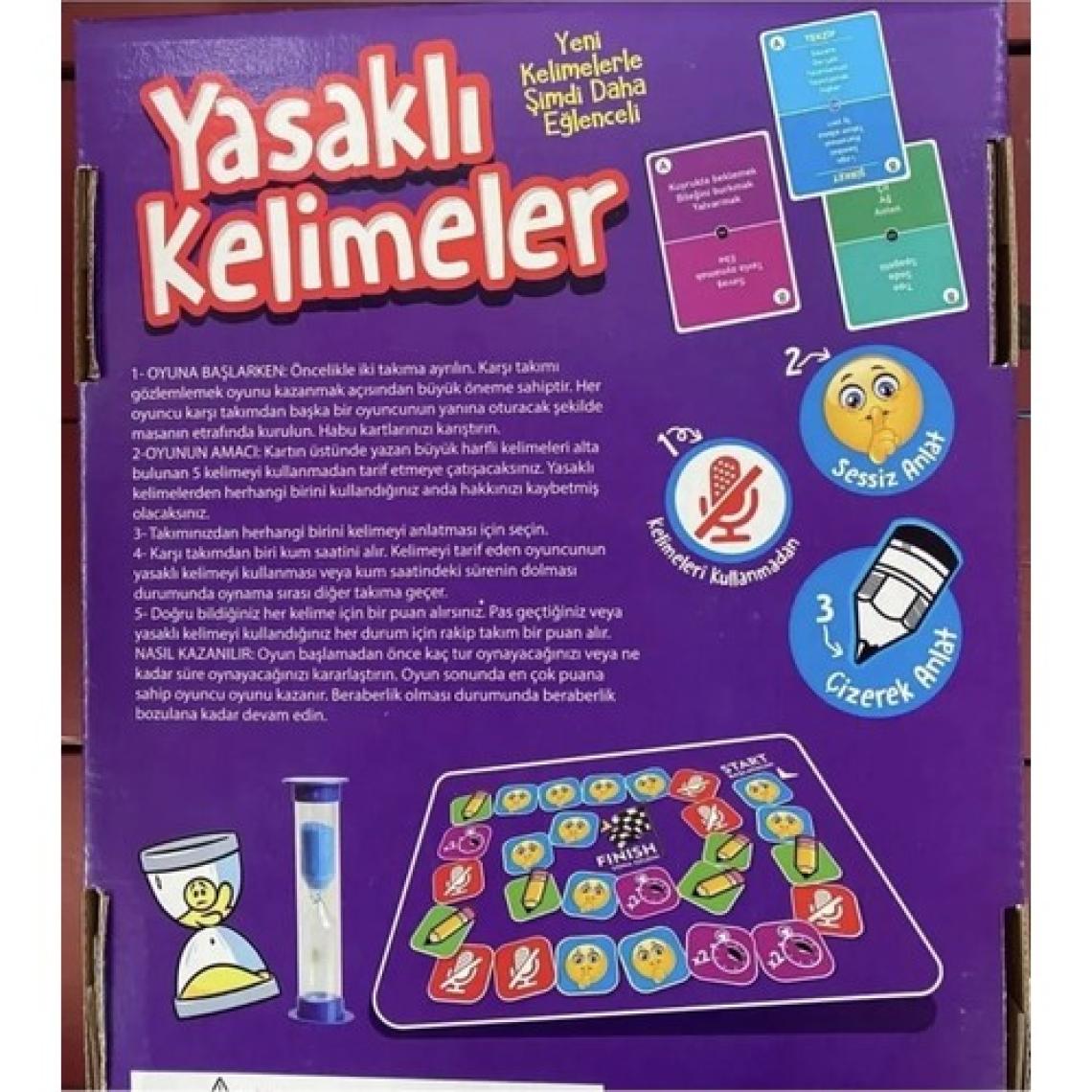 Event Yasak Kelimeler Kutu Oyunu Eğlenceli Zekâ Parti Masa Oyunu Tabu