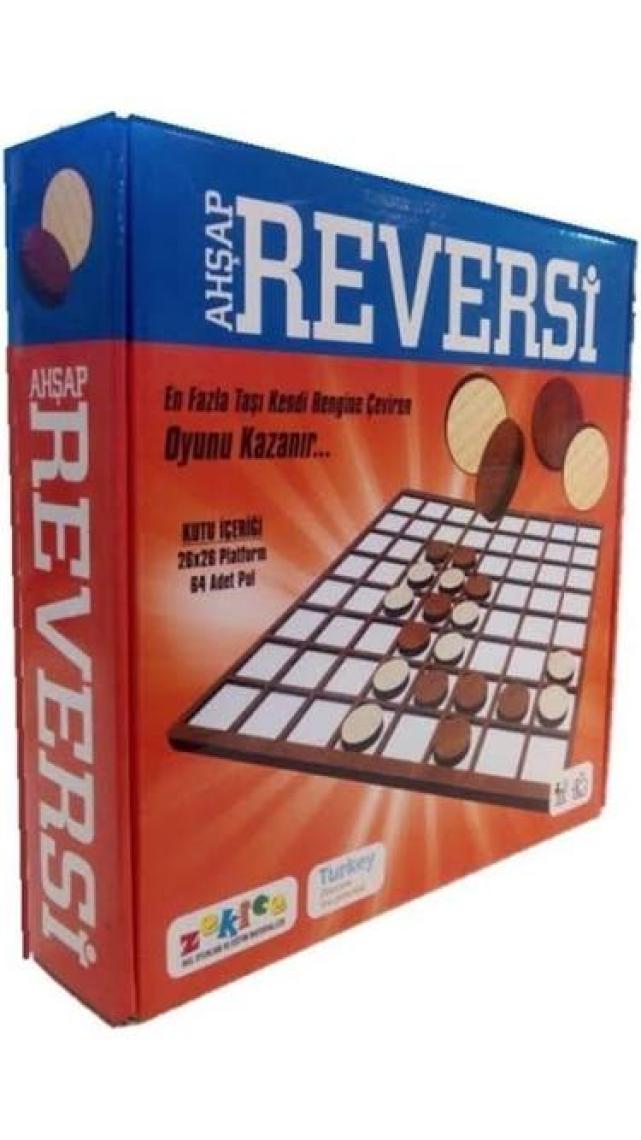 Zekice Ahşap Oyun Reversi