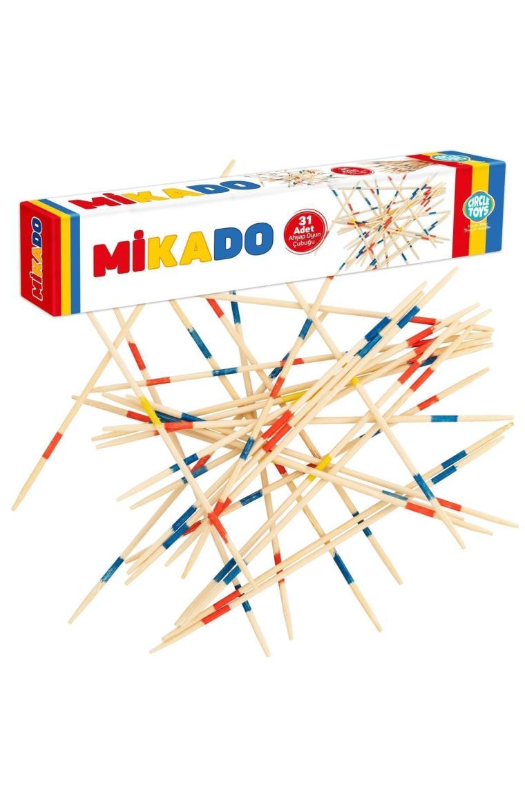 Mikado Spiel Çubukları Zeka Ve Beceri Eğitici Ahşap Oyun