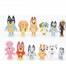 Kumik Bluey Karakterleri 12 Li Mini Figür Seti No Box