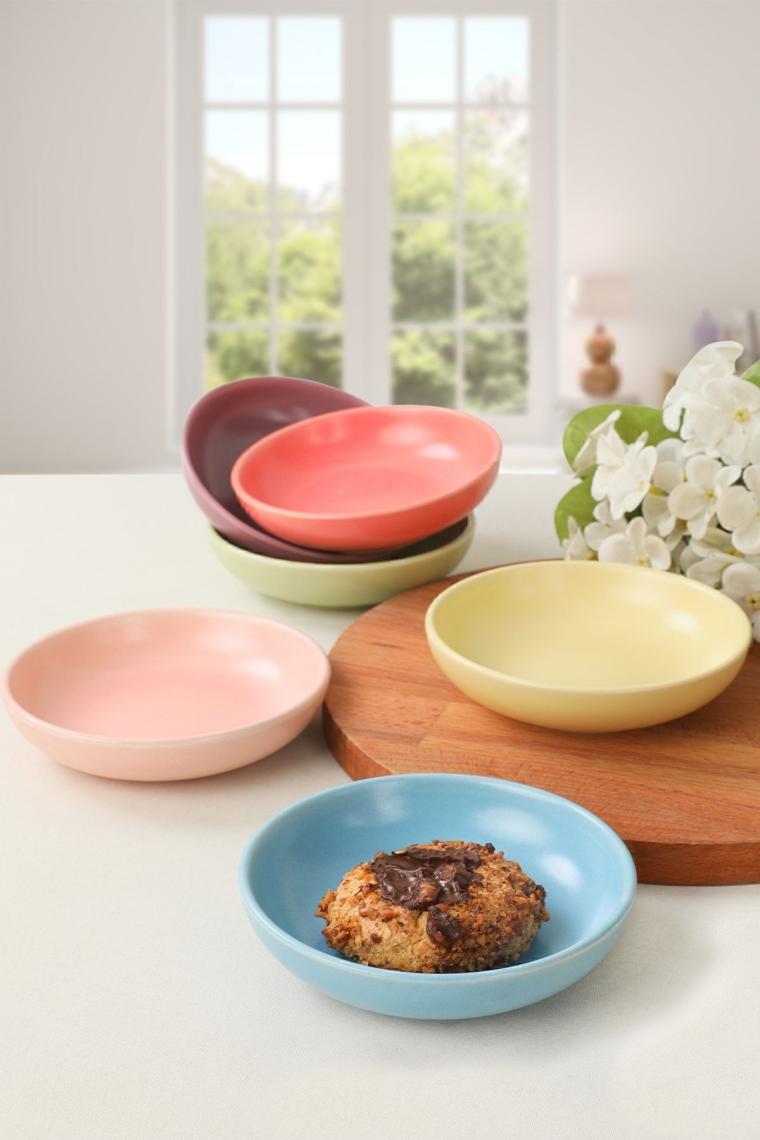 Mix Mat Soft Halka Çerezlik/Sosluk 13 Cm 6 Adet