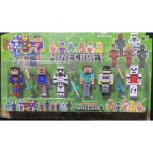 Minecraft Superman Kaptan Amerika Paw Patrol 12 Parça Oyuncak