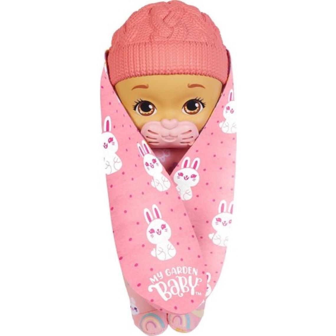 My Garden Baby HGC10  Ilk Tavşan Bebeğim - Pembe Bereli Bebek My Garden Baby